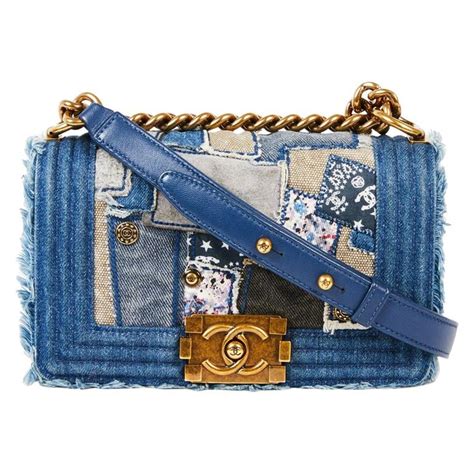 chanel boy denim patchwork|chanel handbags boys.